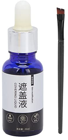 Liquido Coprente per Vitiligine per Tutti i Toni della Pelle, 20 Ml Cosmetici per Correttore per Vitiligine per Trucco Impermeabile per Uomini e Donne per Viso e Corpo