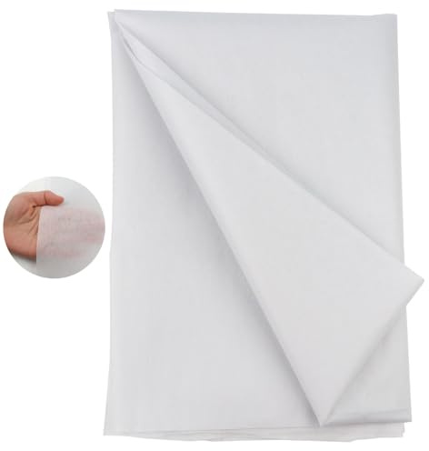 DARENYI Entretela Termoadhesiva Tela Entretela para Planchar Interfaz de Lana Fundible para Costura, Interfaz Fundible para Tejidos No Tejidos, Tejido de Poliéster de un Solo Iado (3 m x 1 m)