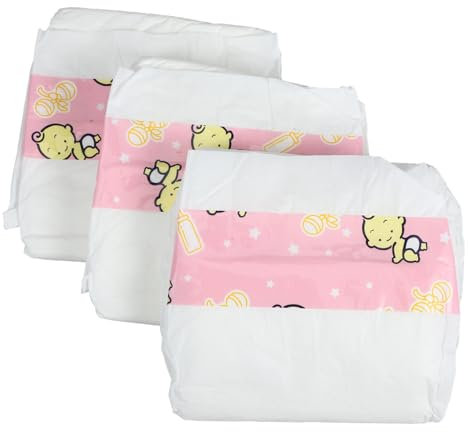Yardwe 3 Stück Puppen-anziehwindel Babypuppen Babys Puppen Puppendekor Hausrequisiten Ersatzwindeln Für Puppen Kleine Puppenwindeln Simulationswindeln Plastik
