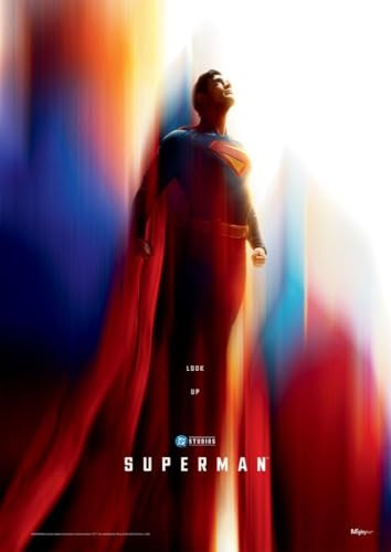 MIGHTYPRINT DC Comics - Superman 2025 - Póster de película - Arte de pared de 17 x 24 pulgadas - Producto oficial de Man of Steel Collectible - Ideal para regalar y coleccionar