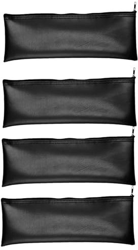 Genérico Funda para Micrófono | 4X Fundas de PU para Micrófono - Funda De Almacenamiento En Sintético Impermeable Antigolpes para Accesorios De Karaoke Y Podcasting