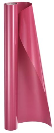 QUARKZMAN HTV Pellicola A Trasferimento Termico 12 x 3.6ft Rotolo PVC Magenta Pellicola da Stiro per Tutte Le Macchine da Taglio Facile Tagliare E Sbucciare