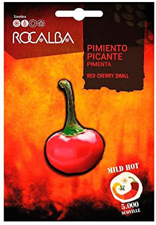 Semillas Pimiento Picante Red Cherry Small Rocalba