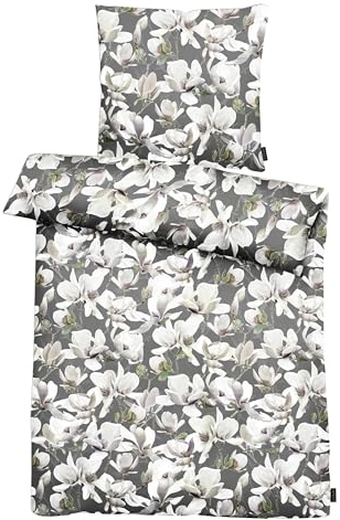 APELT Mako-Satin Bettwäsche Dorothy grau