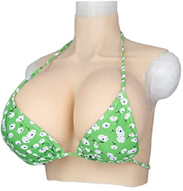 DUEVEL Coraza De Silicona Realista Realzador De Senos Falsos Formas De Senos Blandos para Travestis Cosplay TransgéNero Drag Queen Transexual,Natural Skin Tone,B`Cup