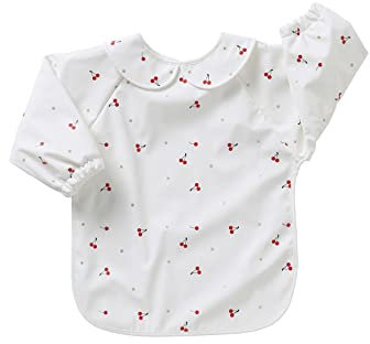 Vertbaudet Baby Ärmellätzchen mit Kragen weiß bedruckt