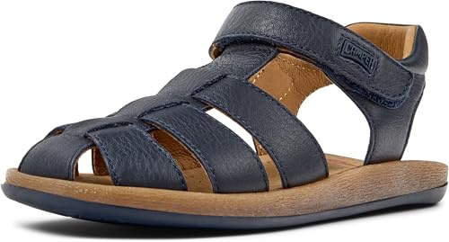 Camper - Bicho 80177, Sandalia con tira en T Chico, Navy 077,