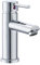 Peppermint Bathroom Sink Taps Basin Taps Mono Single Lever Bathroom Mixer Tap 1 Hole, Modern Basin Mixer Tap with Hot and Cold Hoses,Stainless Steel, Chrome