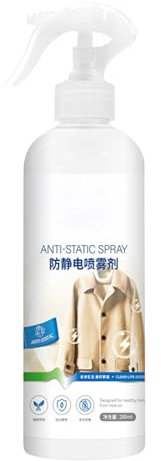 Static Guard Spray - Antistatischer Entferner 290 Ml, Tragbares Antistatikspray Zum Schutz Von Stoffmöbeln | Reisegröße Anti-Falten-Spray Für Kleidung, Haar, Autoinnenraum, Kleidung, Ha