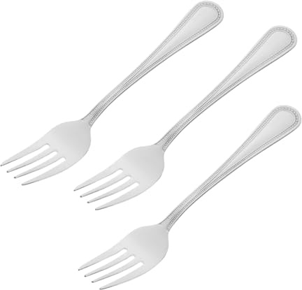 NOLITOY 3pièces Set De Petites Fourchettes Inoxydable Pour Fruits Et Desserts Résistantes Légères Et Compactes Pour Salades Apéritifs Et Pâtisseries