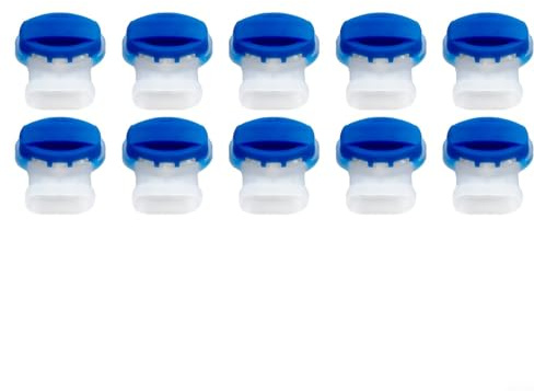 Zilimontt 10 Pack 3-Hole Wire and Cable Connectors Terminal, Gel Filled Waterproof Moisture Resistant Cable Clamps, Supports 2 or 3 Wire Connection 0.65-1.63mm,