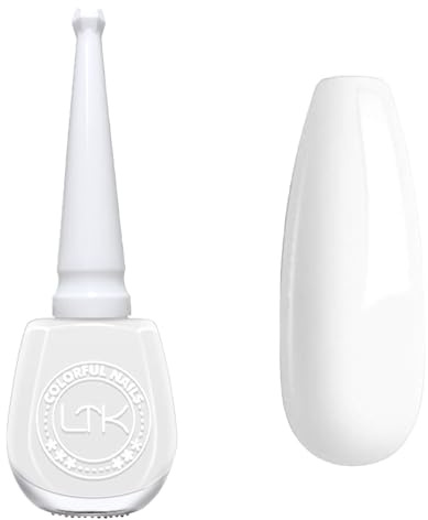 White Nail Polish - Milky White Nail Varnish Quick Dry - Long Lasting, Chip Resistant & Breathable, Non Toxic - Perfect for DIY Manicures & No UV Needed Nail Polish Gift for Women