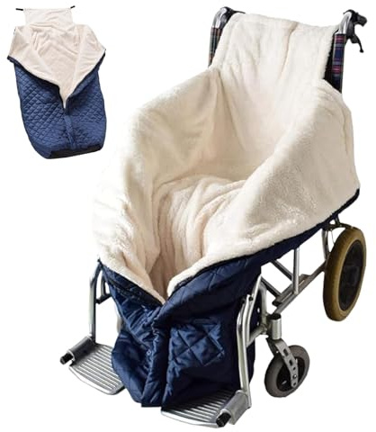 Mantas para sillas de ruedas para adultos – Calentador de viento a prueba de viento para la parte inferior del cuerpo con cremallera, manta polar para silla de ruedas para la parte inferior del cuerpo