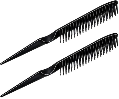Hair Comb, Styling Comb Set, and Shaping Curls for Women Men | 3 Row, Rat Tail, Unbraider Teasing Brush, for Natural Detangling Curl, for Combing, Separating, Styling, and Sectioning