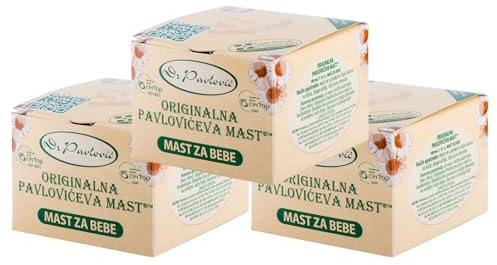 Pavlovic Mast Baby Care Lot de 3 flacons de soin pour bébé 100 ml