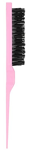 Generic Spazzola per Cotonare i Capelli in Nylon per Acconciature Casual, Strumento per lo Styling Rosa con Manico in Plastica Impermeabile, Ideale per L'uso Domestico