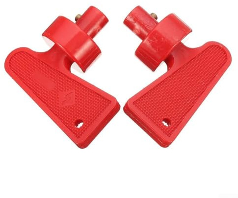 FABULETTA Chiavi di ricambio per interruttore di spegnimento della batteria, per auto, camion, barca, yacht, in plastica rossa, confezione da 2