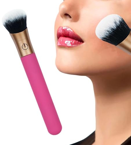 Makeupborste Uppladdningsbar för blandning och konturering | Elektriska Makeupborstar för Foundation Rouge Highlighter Fixeringspuder Hemma Studentrum på Resor och Fester