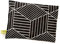Miniblings Kirschkernkissen Bio Wärmekissen Mikrowelle 23x17cm Schwarz Geometrie