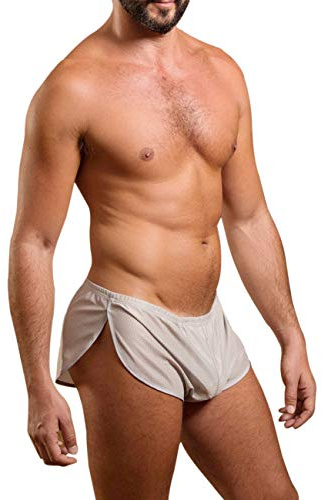 Hombres Extremo Malla Pantalones Cortos Lados Ropa Interior Bóxers | Ropa sexy, bóxers interiores, culturismo y entrenamiento, bañadores para poses, slips talle bajo, pantalones musculares