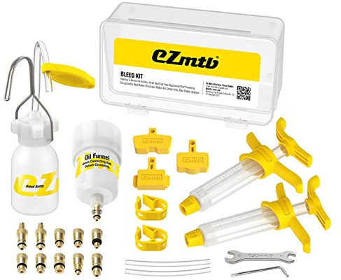 Yiezio Kit Spurgo Freni per Shimano, Kit Spurgo Freni Kit di Sfiato dei Freni per Bicicletta per Magura, Tektro, Serie Sram Olio per Freni a Disco Idraulico Universale (2022 Std)