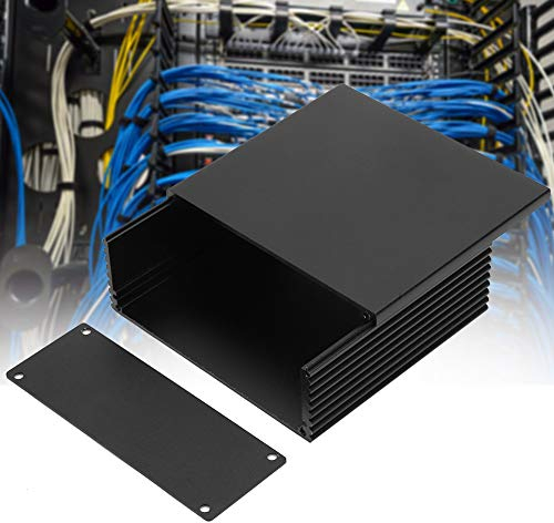 Scatola di Giunzione Elettronica, Scatola di Giunzione in Alluminio Scatole di Giunzione Nere Custodia Piccola Scatola Elettrica per Montaggio Superficiale Scatola di Giunzione