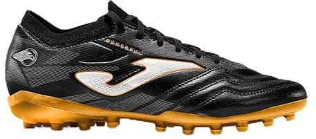 Joma Fußballschuhe, Größe 38-45, Kunstrasen, Schwarz, Gold, Powerful, Schwarz, 39 EU