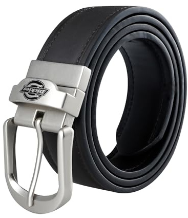 Dickies Reversible Belt Ceinture, Marron/Noir Extensible, X-Large (42-44) Homme