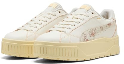 PUMA Karmen II handgjorda blommor sneaker, Varm vit nästan aprikos, 40 EU