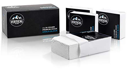 Chalk Block Vertical Fellows Lot de 4 craies d'escalade 56 g Idéales pour l'escalade, la gymnastique, l'haltérophilie, la musculation