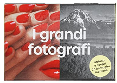 art&design24 I Grandi Fotografi Gioco di Memoria 50 Carte con Immagini Iconiche di Fotografi Famosi, Gioco per allenare la Memoria Fotografica