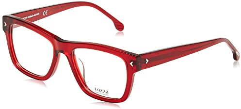 Lozza Unisex VL4276V Sunglasses, Shiny Transp.Bordeaux Rot, 53