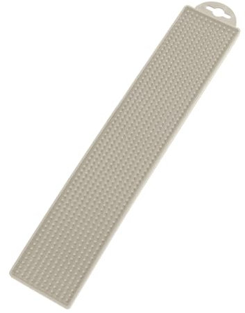 WENKO Tapis d'égouttage Mod. Slim Accessoire de Cuisine TPR résistant à la Chaleur Lavable en Lave-Vaisselle Beige 42 x 1 x 8 cm Pratique élégant