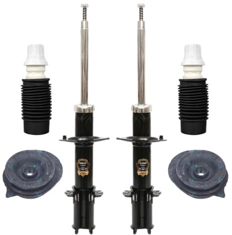 KIT COPPIA AMMORTIZZATORI, TAMPONI CUFFIE E SUPPORTI ANTERIORI PER IDEA, MUSA E YPSILON