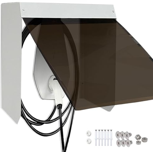 Funda impermeable para estación de carga de automóviles, protección contra la intemperie montaje en pared, para estaciones de carga de automóviles al aire libre, enchufes al aire libre, 35*40*25CM