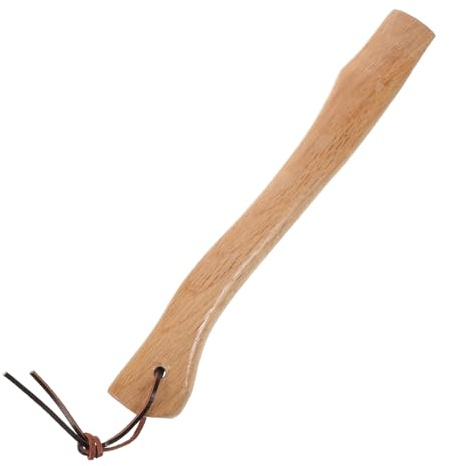 Ciieeo Manico di Ricambio in Legno per Asce da Spacco 37 Cm Cuneo di Fissaggio, Impugnatura Ergonomica per Utensili da Giardinaggio e Attrezzi da Campeggio, Manico Resistente per Uso