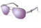 FONHCOO Lunettes de soleil Aviateur pour Femmes,Classique Lunettes de soleil pour Femmes Miroir à Monture Métallique Surdimensionnée, Violet