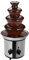 170W Schokoladenbrunnen, 4 Stufig 1.8L Edelstahl Chocolate Fountain mit Schmelzfunktion für Schokoladenbonbons, Ranch-Sauce, Käsesauce (Silber)