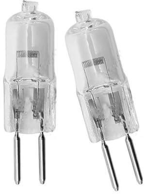 JZLBBC Lampada Alogena G6.35 12V 75W Lampadina Alogena Trasparente GY6.35 20W 12V 35w Dimmerabile per Illuminazione Domestica, Lampadina Meccanica da Lavoro Bianco Caldo 5PCS 75W