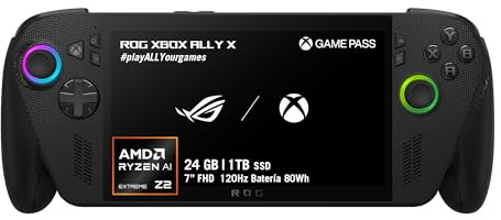 ASUS ROG Xbox Ally X 2025/ AMD Ryzen AI Z2 Extreme/AMD Radeon Graphics/RAM 24GB, 1TB SSD/FHD 16:9, 120Hz/Wi-FI 6E+ Bluetooth 5.2/ Charger not included