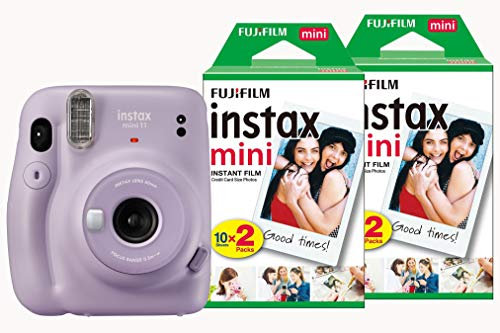 Fujifilm Instax Mini 11 Instant Camera including 40 Shots - Lilac Purple