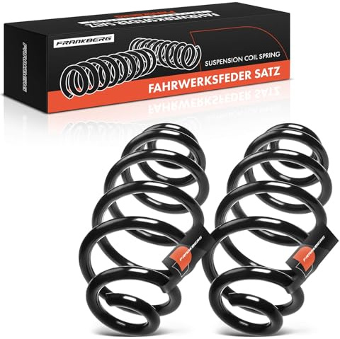 Frankberg 2x Muelles de chasis Muelles de suspensión Compatible con A4 8E2 A4 8EC Replace# RH6575