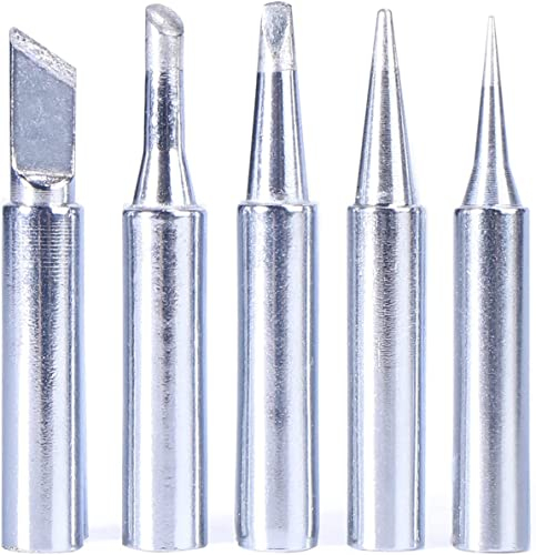 YIHUA #1400 Soldering Iron Tips Set 5PCS Long-Life Type SGS Certified Lead-Free Tips(902-B, I, K, 3C, 3.2D) for YIHUA 926LED-IV V2 110W EVO 938BD-I 995D+ EVO 853AAA-I 939D+III EVO 948DQ-III 948D-III