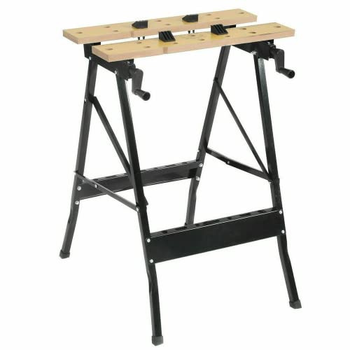 WUIIEN Foldable Workbench Portable Wooden Workbench Work Fixture Folding Workbench