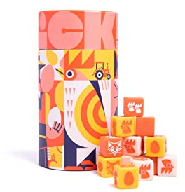 Keymaster Games Chicken! A Fast paced dice Game for Fun for Kids and Adults