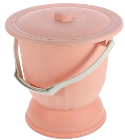 SEWOART Orinal Portátil para Adultos de 6.5l en Pp Tapa, Reutilizable y Superficie Lisa, Adecuado para Uso en Hospital y Hogar