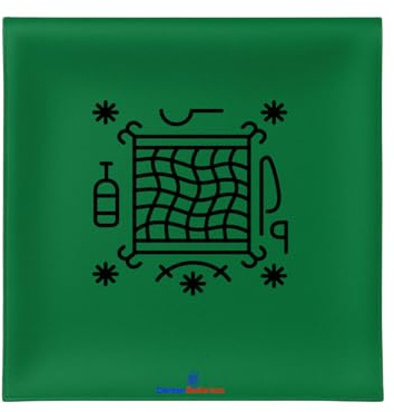 23.6X23.6 INCHES KOUZEN ZAKA AZAKA GREEN Veve Ceremonial Scarf, green Satin, Traditional Spiritual Design, Religious Altar Accessory Mouchwa Lwa Mouchoir Lwa Loa Mambo Ougan Manbo