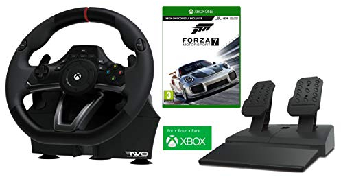 XBOX ONE Lenkrad und Pedale Orig. Licensed XBOX Racing Overdrive + Forza 7 Motorsport
