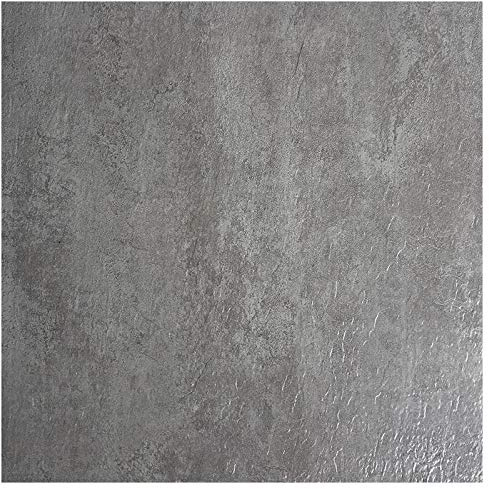 EasyFloor© Vinyl Flooring Self Adhesive Floor Tile Light Grey Peel and Stick Floor Stickers 45X45cm 23pcs 5 SQM/m² Waterproof for Kitchen Living Room Bathroom