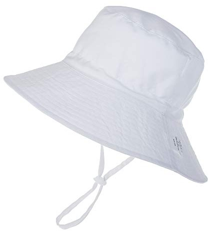 DRESHOW Baby Solhatt Småbarn Solskydd Djurmössa Unisex Sommarhatt med hakrem UPF 50+